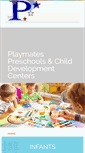 Mobile Screenshot of playmateschildcare.com